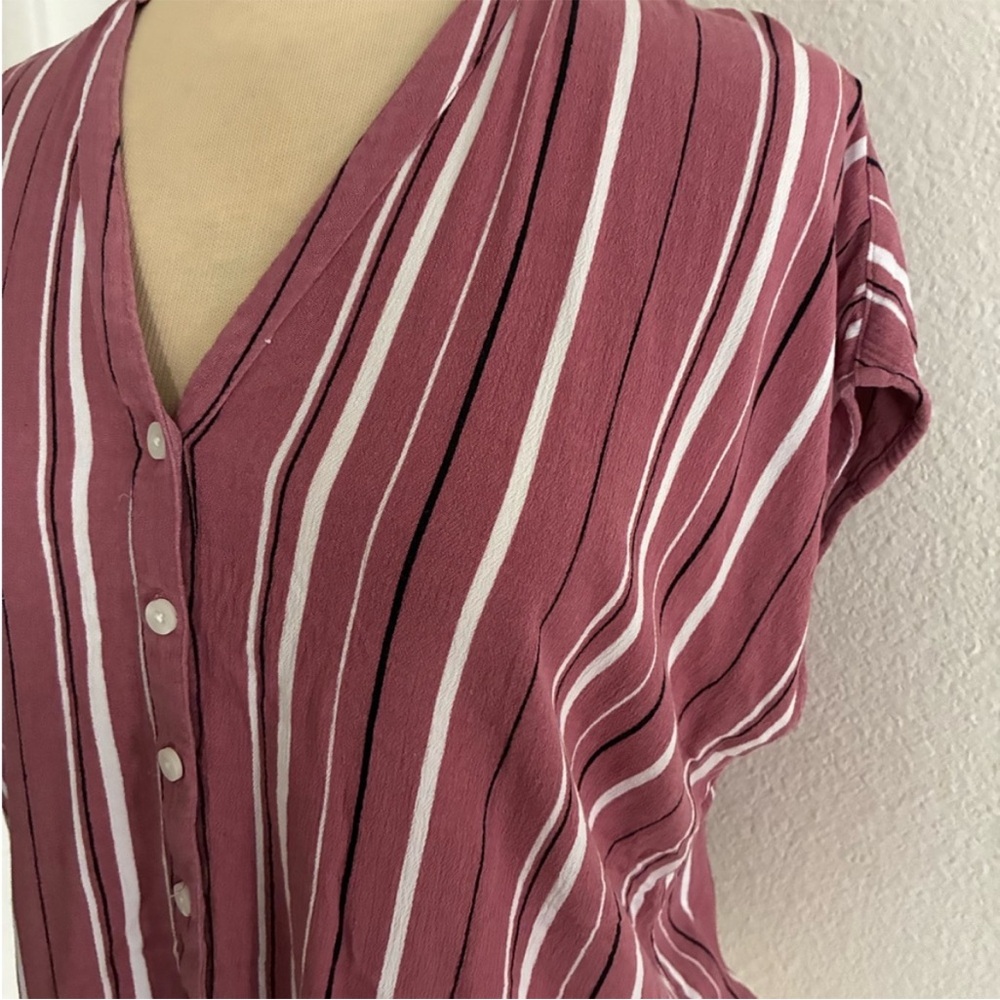 Torrid striped button down - image 4